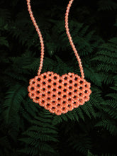 Sweetheart Beaded Crossbody Bag – handcrafted mini bag 
 customized in Pakistan